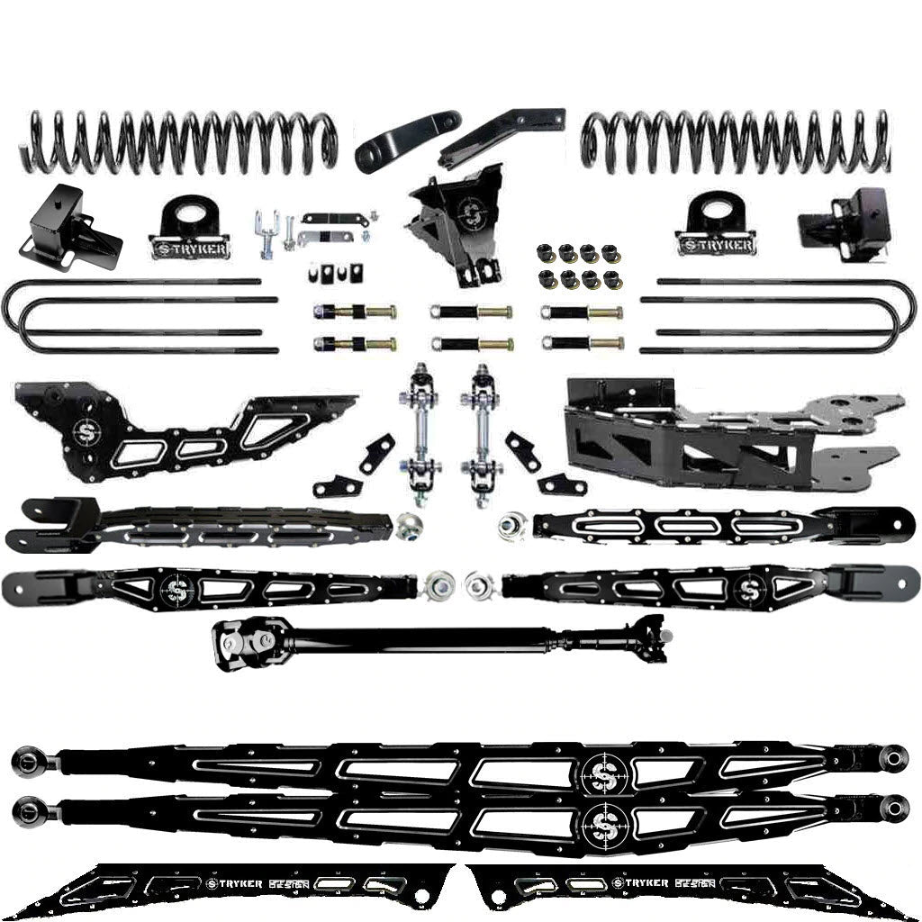 8" RAD F250 F350 4-LINK LIFT KIT 2011-2016 SUPER DUTY