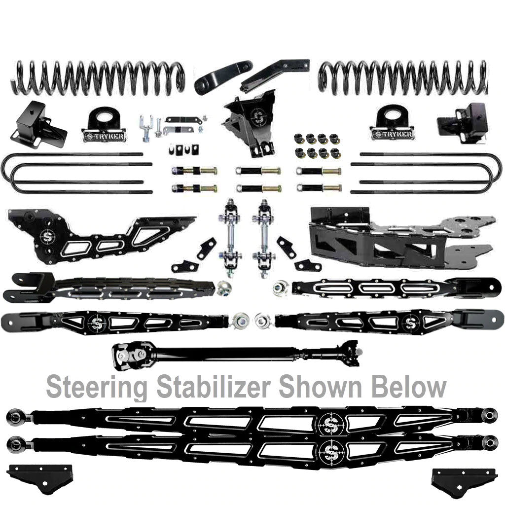 8" RAD F250 F350 4-LINK LIFT KIT 2011-2016 SUPER DUTY