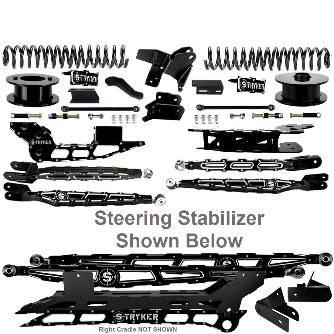 6" Ram 2500 4-Link Lift Kit for 2014 TO 2018 DODGE RAM HEAVY DUTY