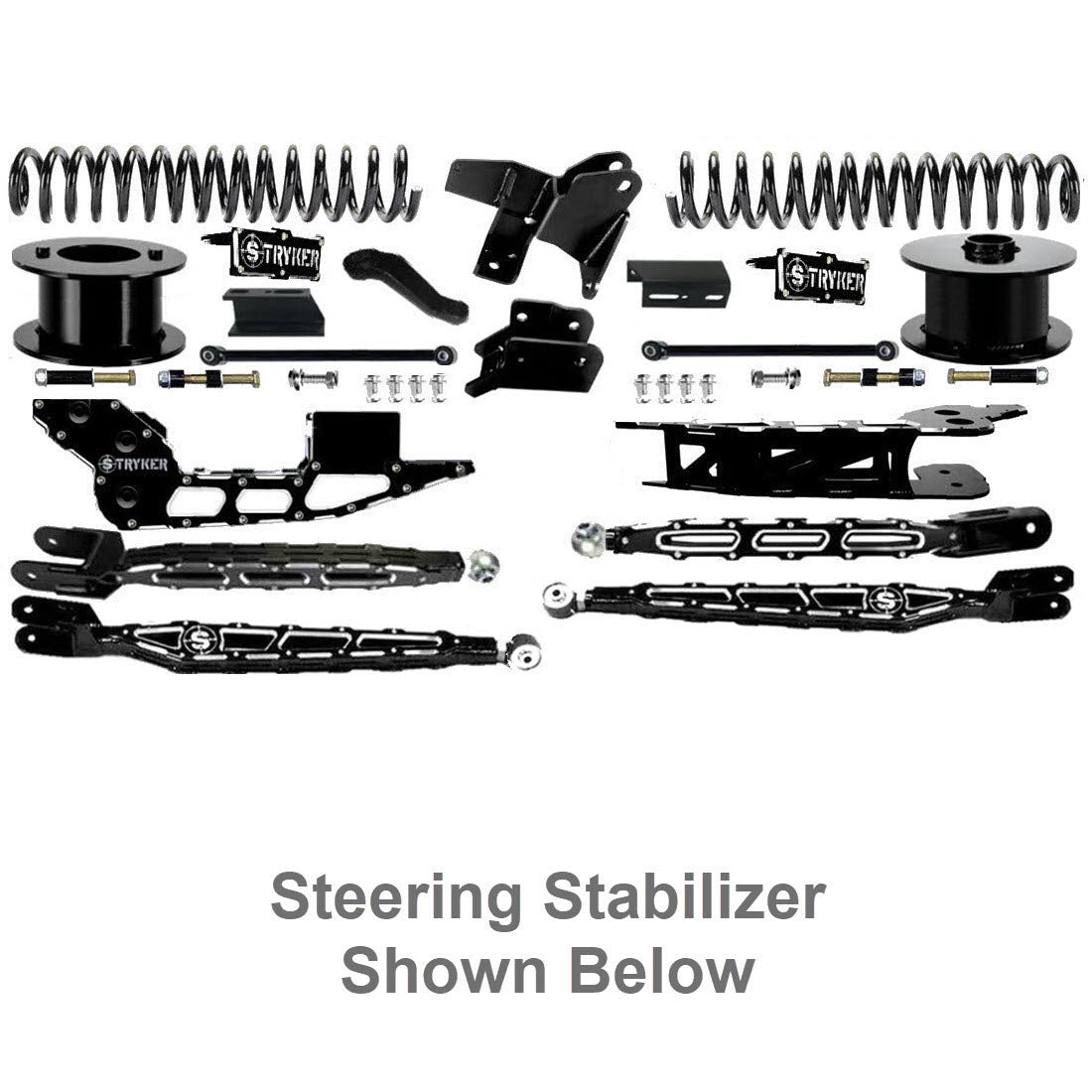 8" Ram 2500 4-Link Lift Kit for 2019 TO 2025 DODGE RAM HEAVY DUTY