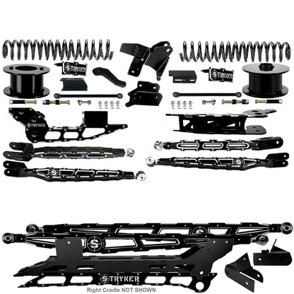 8" Ram 2500 4-Link Lift Kit for 2019 TO 2025 DODGE RAM HEAVY DUTY
