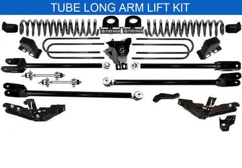 TUBE LONG ARM 7" F250 F350 4-LINK LIFT KIT 2017-2022 SUPER DUTY