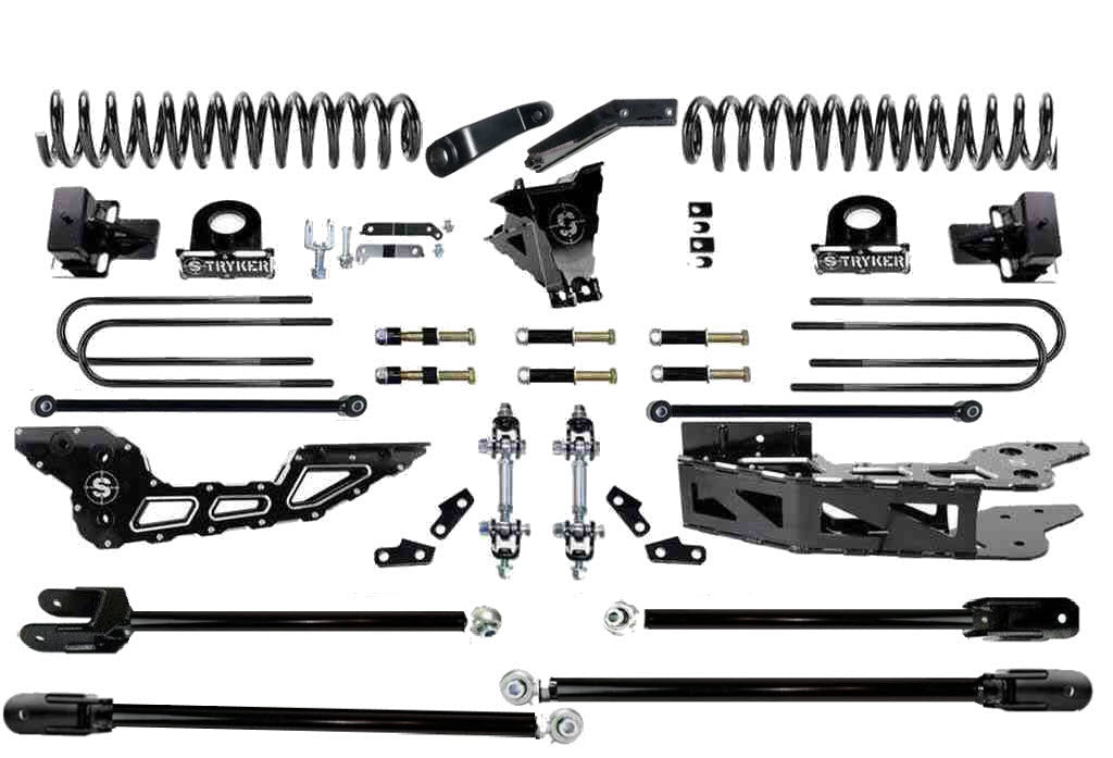 6" F450 Tube 4-LINK LIFT KIT FOR 2023 to 2024