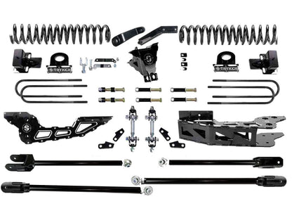 6" F250 F350 Tube 4-LINK LIFT KIT FOR 2017 TO 2022