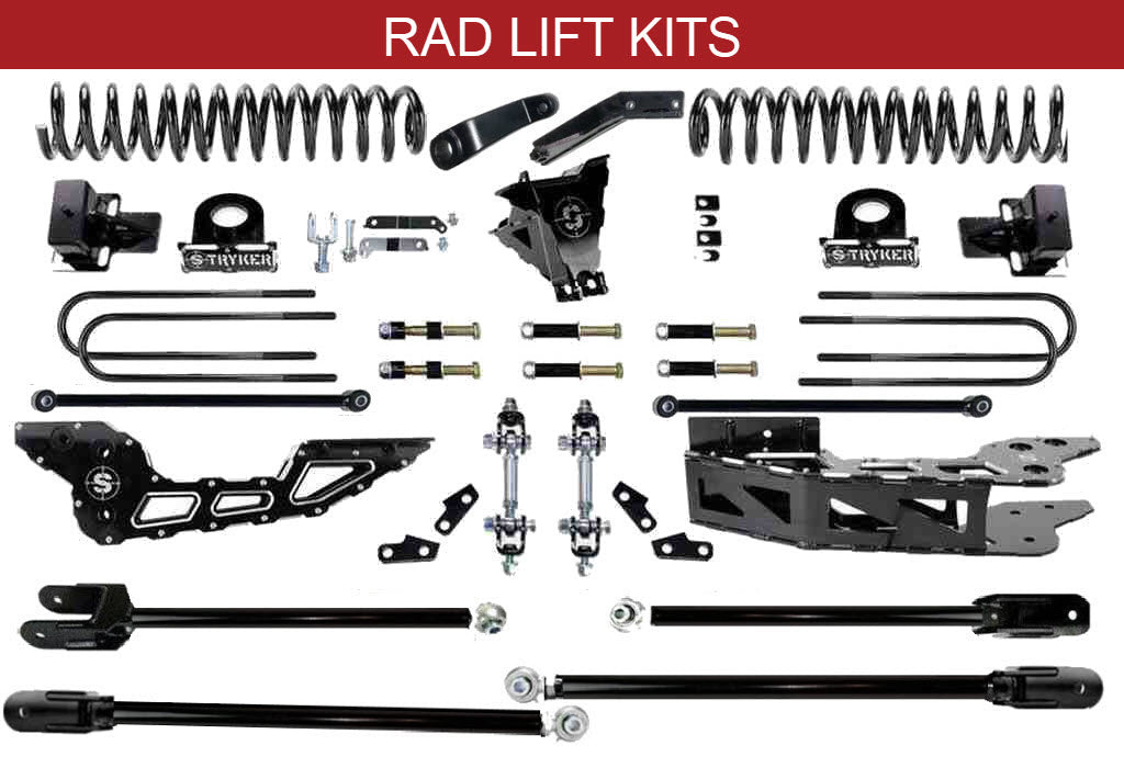 6" F450 Tube 4-LINK LIFT KIT FOR 2017 TO 2022