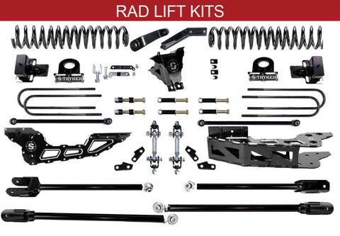 6" F450 Tube 4-LINK LIFT KIT FOR 2023 to 2024