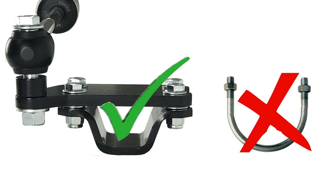 2017-2022 F250 F350 Super Duty Dual Steering Stabilizer - V1