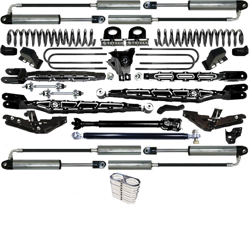 LONG ARM 10" F250 F350 4-LINK LIFT KIT 2017-2022 SUPER DUTY