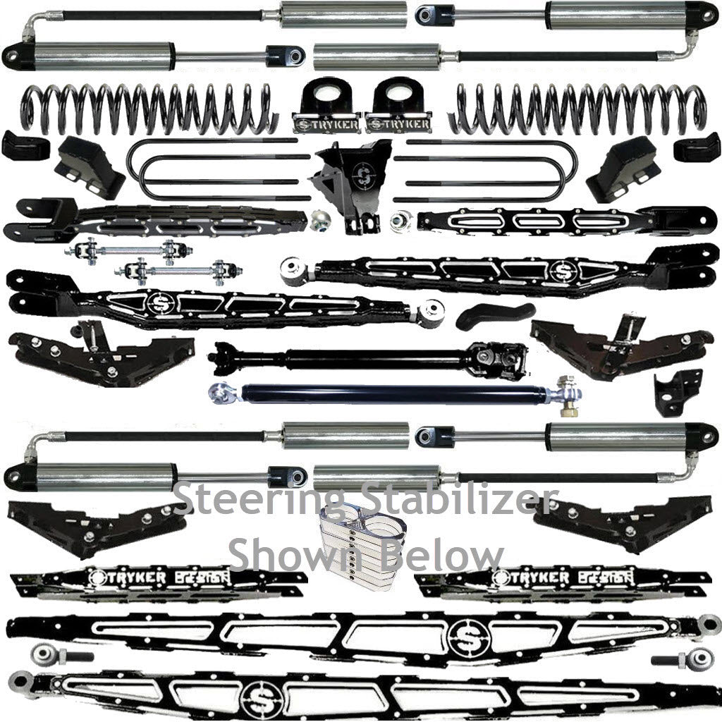 LONG ARM 10" F250 F350 4-LINK LIFT KIT 2017-2022 SUPER DUTY