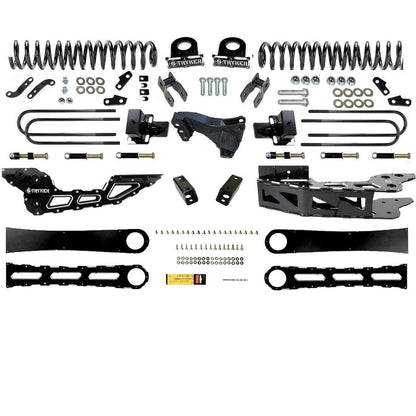 4" F450 F550 RADIUS ARM  Badged DROP LIFT KIT for 2017 TO 2022 SUPER DUTY