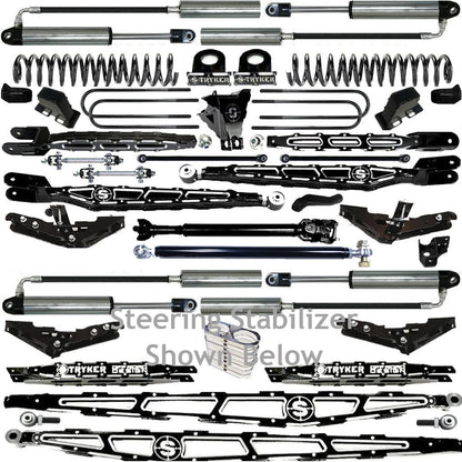 LONG ARM 10" F450 4-LINK LIFT KIT 2023 to 2024 SUPER DUTY