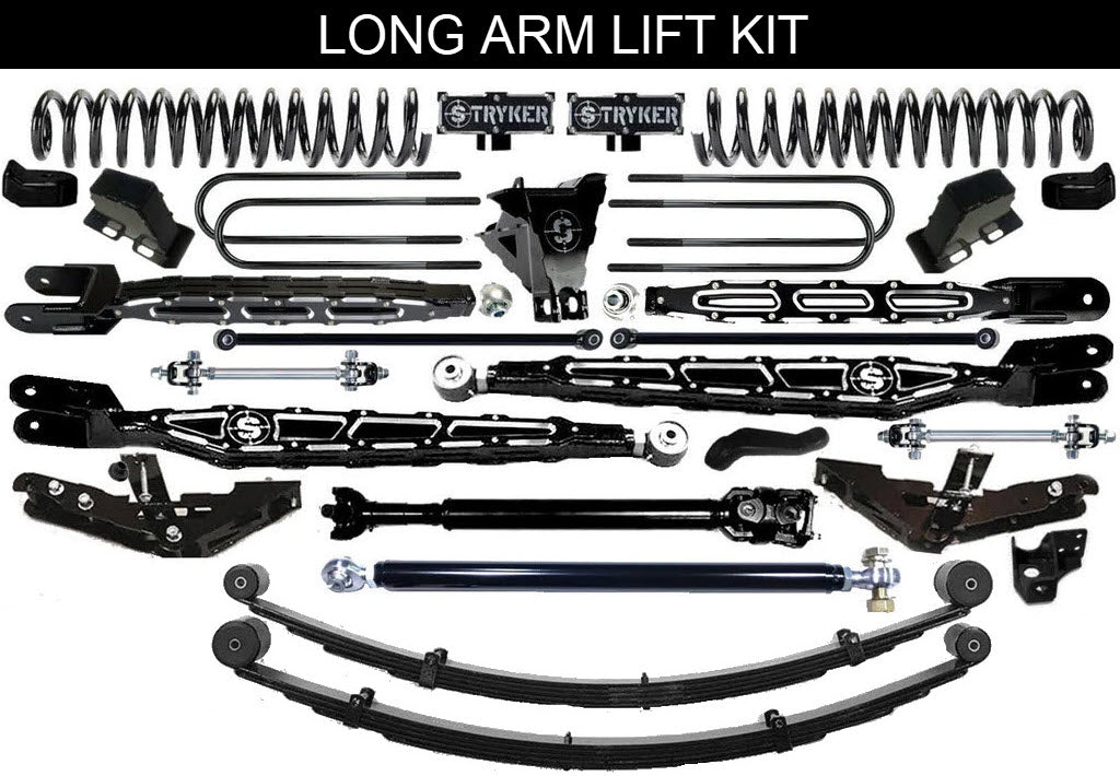 LONG ARM 12" F450 4-LINK LIFT KIT 2023 to 2024 SUPER DUTY