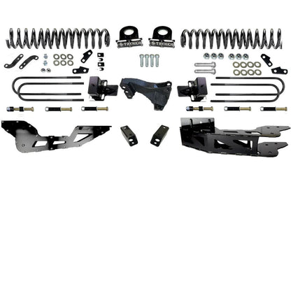 4" F450 F550 RADIUS ARM  Badged DROP LIFT KIT for 2017 TO 2022 SUPER DUTY