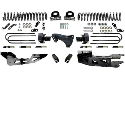 4" F250 F350 Badged RADIUS ARM Badged DROP LIFT KIT for 2023 to 2024 SUPER DUTY