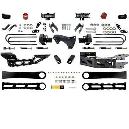 3.5" F450 F550 Badged RADIUS ARM  DROP LIFT KIT for 2017 TO 2022 SUPER DUTY