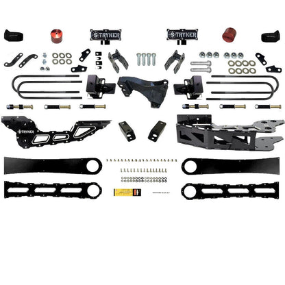 3.5" F250 F350 RADIUS ARM Badged DROP LIFT KIT for 2017 TO 2022 SUPER DUTY