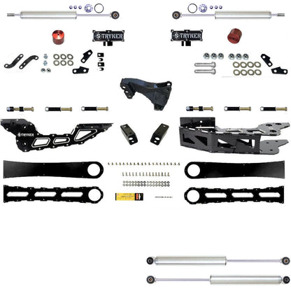 3.5" F250 F350 Badged RADIUS ARM  DROP LIFT KIT for 2023 to 2024 SUPER DUTY