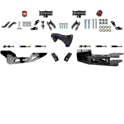 3.5" F450 F550 Badged RADIUS ARM  DROP LIFT KIT for 2017 TO 2022 SUPER DUTY