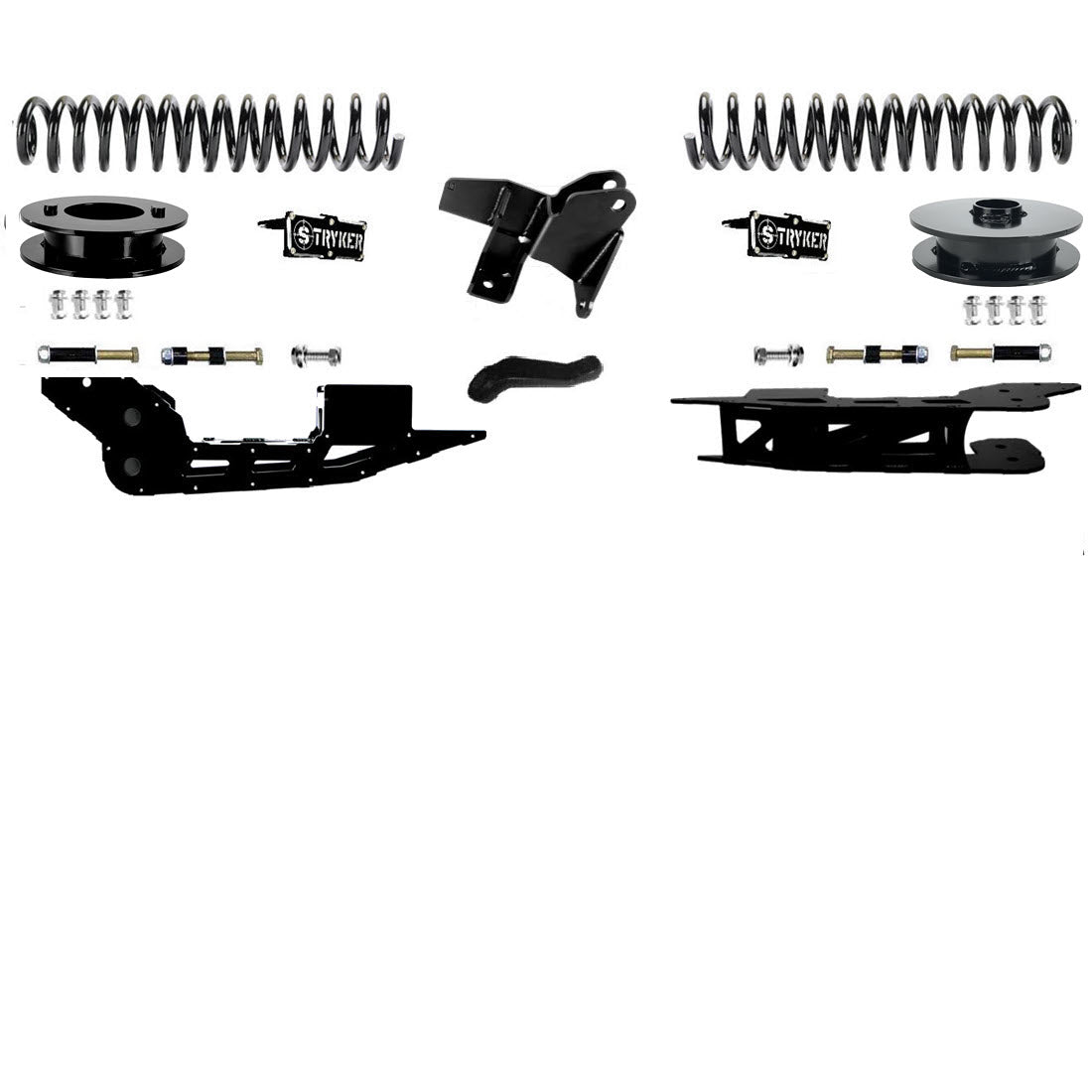 4" RAM 2500 Radius Arm Badged LIFT KIT 2019 TO 2024 DODGE RAM HEAVY DUTY